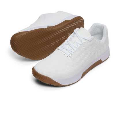 NOBULL Men's White Gum Outwork Edge Shoes