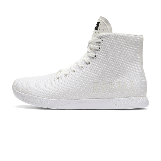 NOBULL Men's White Outwork High-Top Shoes