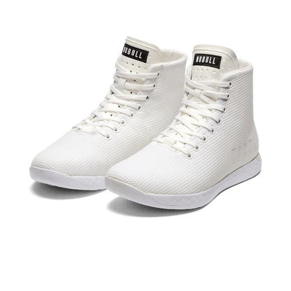 NOBULL Men's White Outwork High-Top Shoes