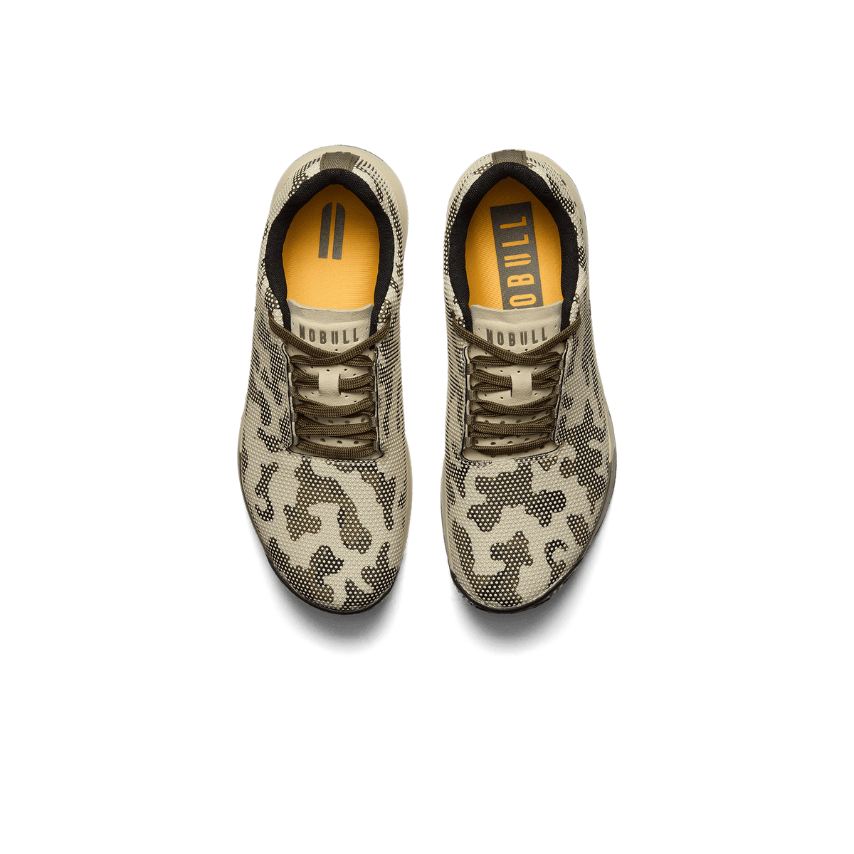 NOBULL Men's Beige Camo Outwork Edge Shoes