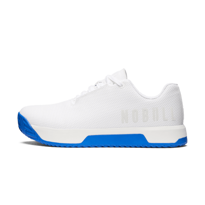 NOBULL Men's White Royal Blue Outwork Edge Shoes