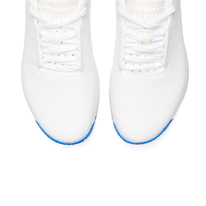 NOBULL Men's White Royal Blue Outwork Edge Shoes