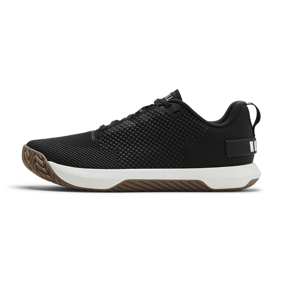 NOBULL Men's Jet Black Classic White Gum Outwork Flex Shoes