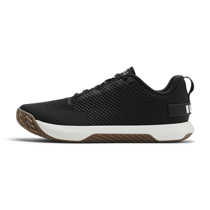 NOBULL Men's Jet Black Classic White Gum Outwork Flex Shoes