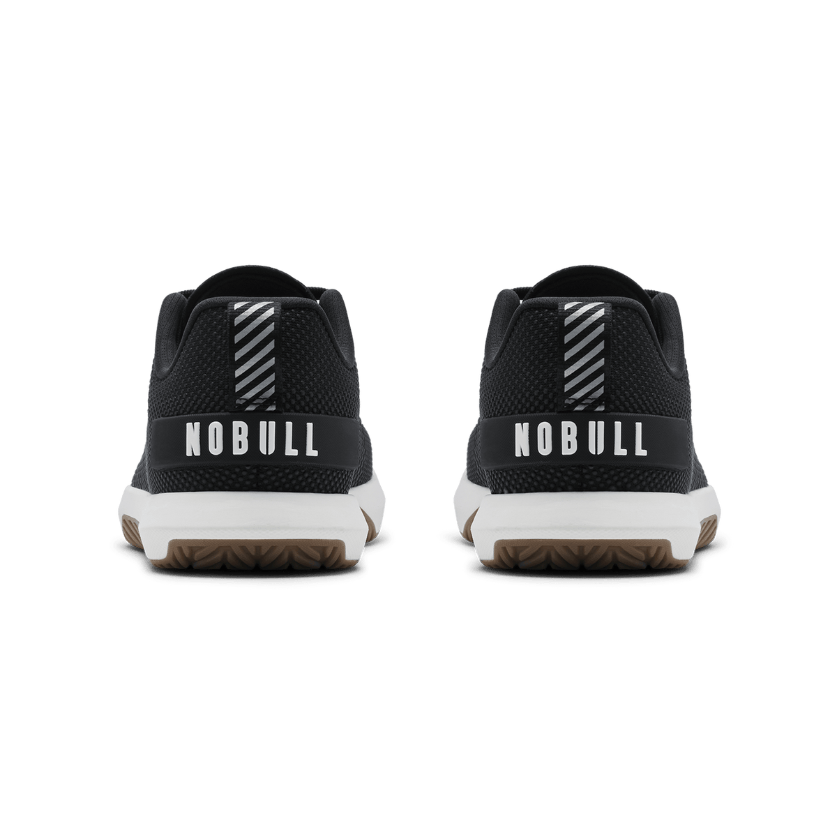 NOBULL Men's Jet Black Classic White Gum Outwork Flex Shoes