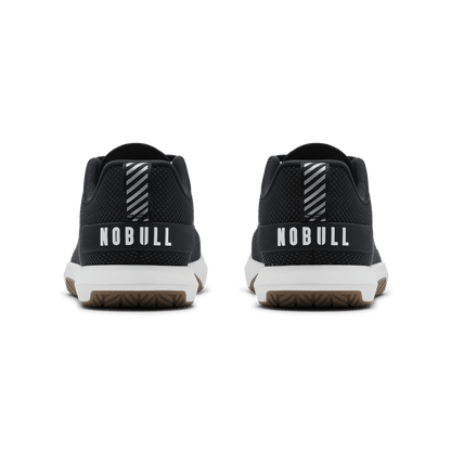 NOBULL Men's Jet Black Classic White Gum Outwork Flex Shoes