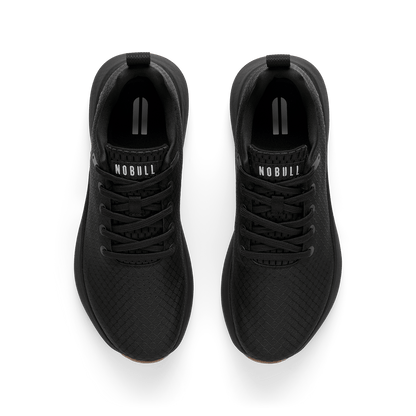 NOBULL Men's Jet Black Gum Drive 2 Ripstop Shoes