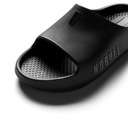 NOBULL Men's Jet Black Recharge Slide