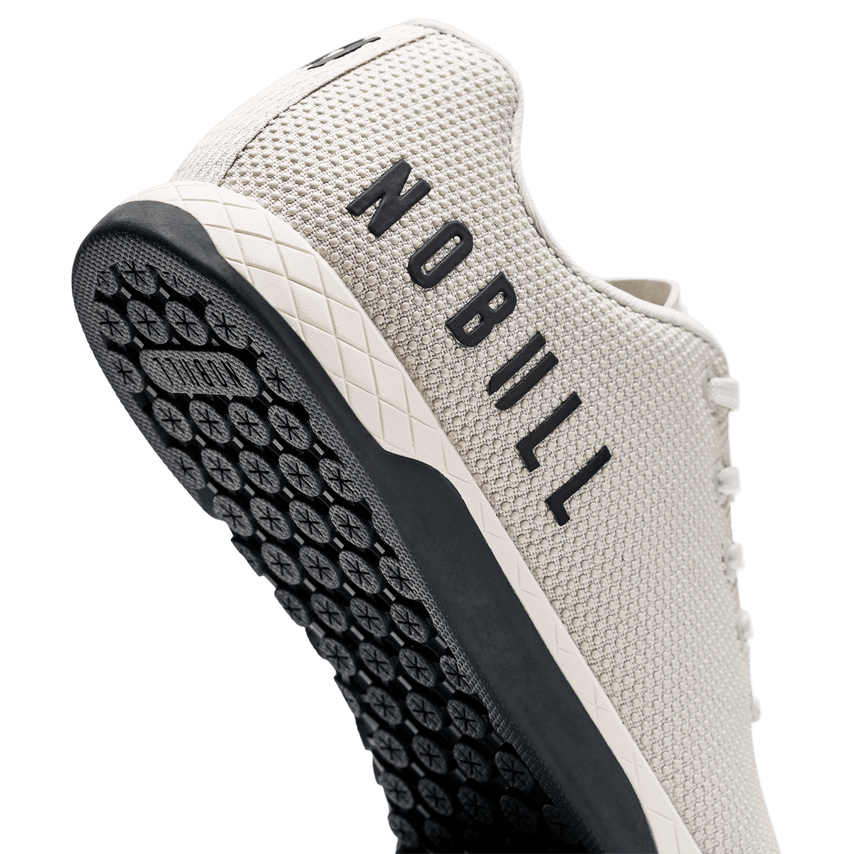 NOBULL Men's Light Gray Jet Black Outwork Shoes