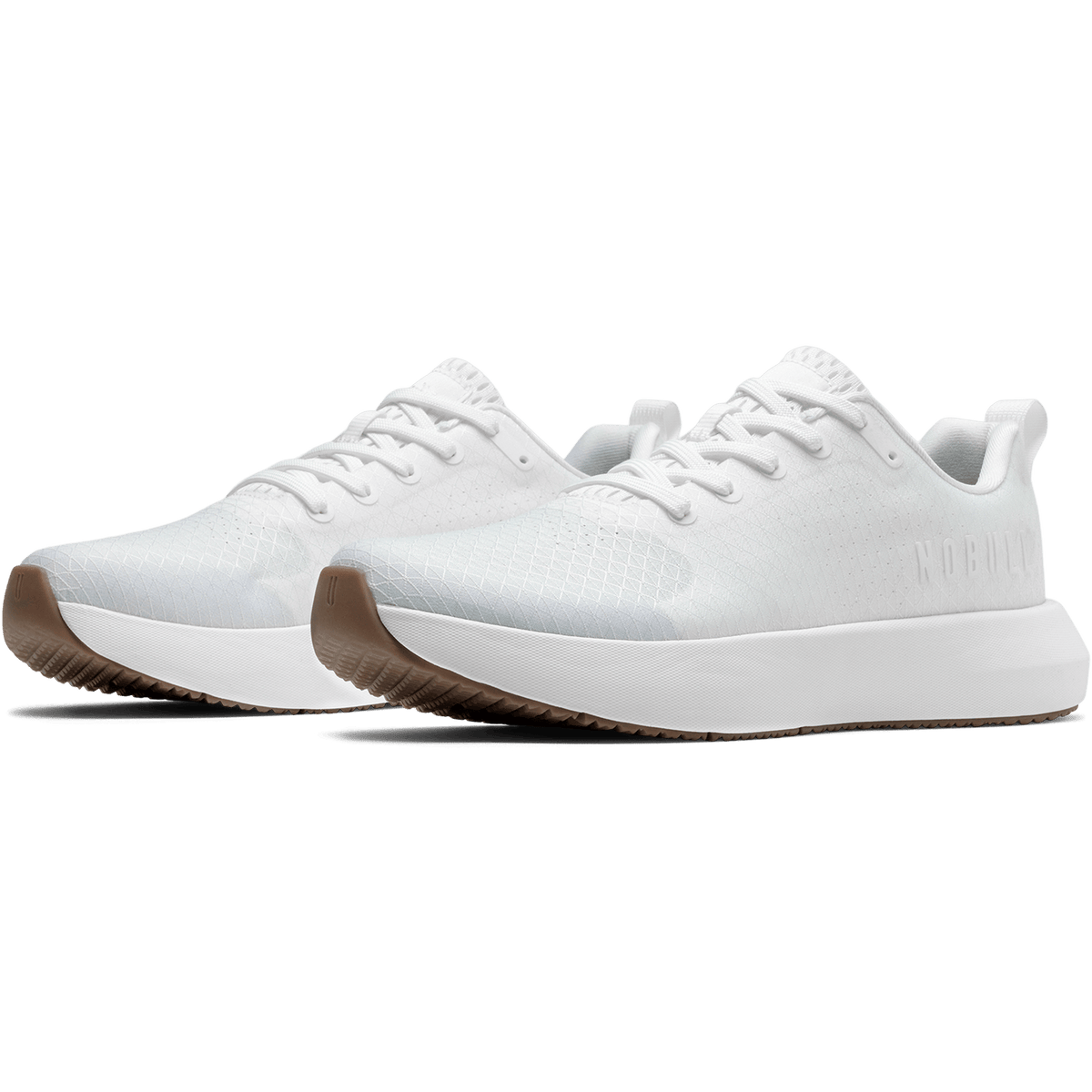 NOBULL Men's Classic White Gum Drive 2 Ripstop Shoes