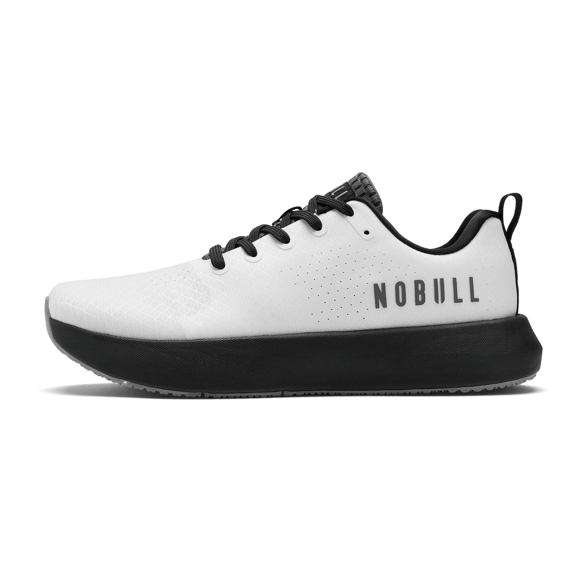 NOBULL Men's Classic White Jet Black Drive 2 Ripstop Shoes