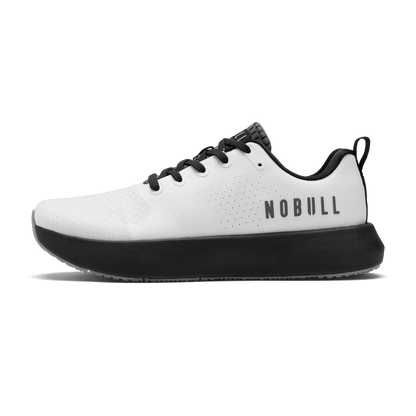 NOBULL Men's Classic White Jet Black Drive 2 Ripstop Shoes