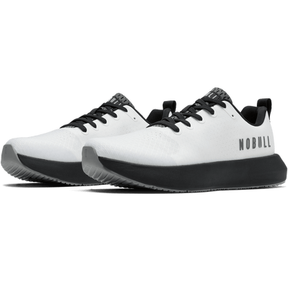 NOBULL Men's Classic White Jet Black Drive 2 Ripstop Shoes