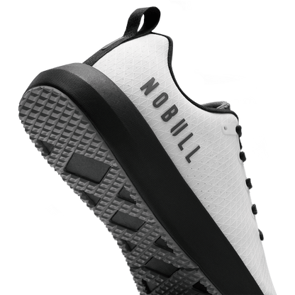 NOBULL Men's Classic White Jet Black Drive 2 Ripstop Shoes