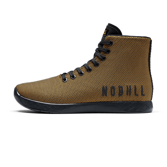 NOBULL Men's Dark Tan Jet Black Outwork High-Top Shoes