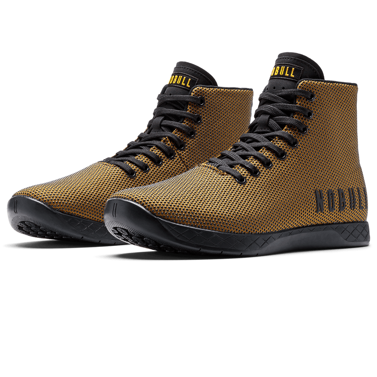NOBULL Men's Dark Tan Jet Black Outwork High-Top Shoes