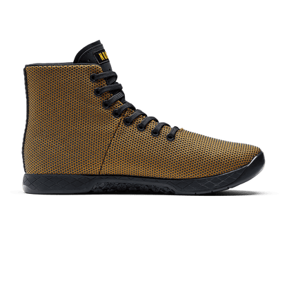 NOBULL Men's Dark Tan Jet Black Outwork High-Top Shoes