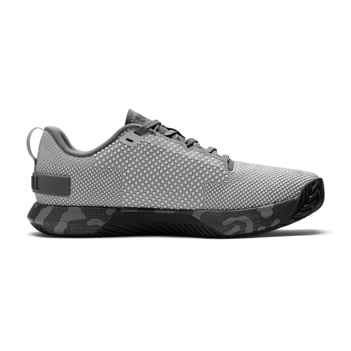 NOBULL Men's Gray Jungle Camo Outwork Flex Shoes