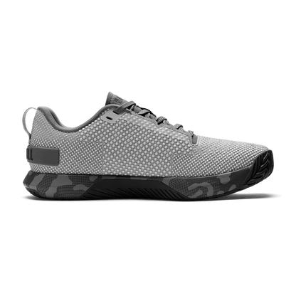 NOBULL Men's Gray Jungle Camo Outwork Flex Shoes