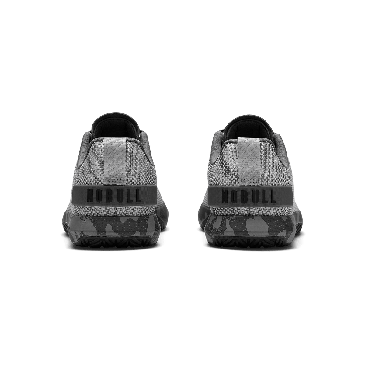 NOBULL Men's Gray Jungle Camo Outwork Flex Shoes