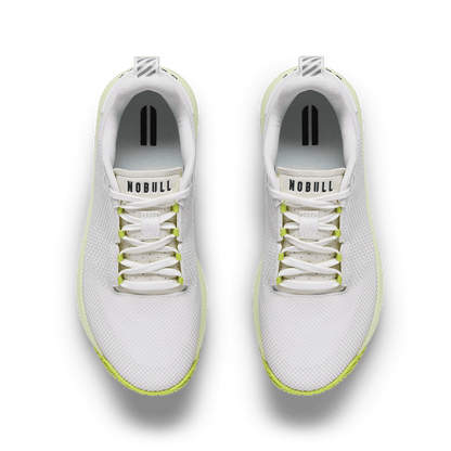 NOBULL Men's Classic White Zest Outwork Flex Shoes