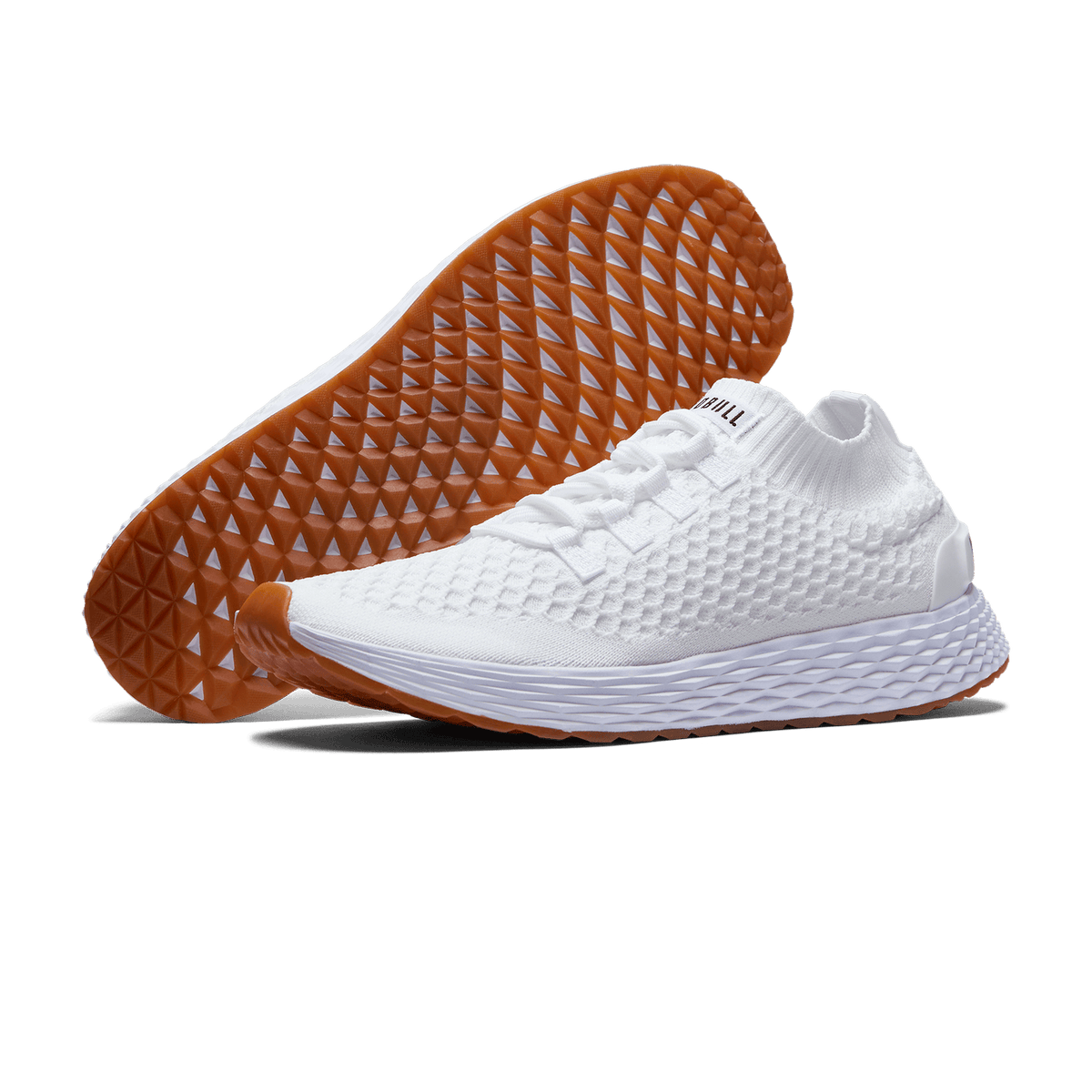 NOBULL Men's White Allday Knit Shoes