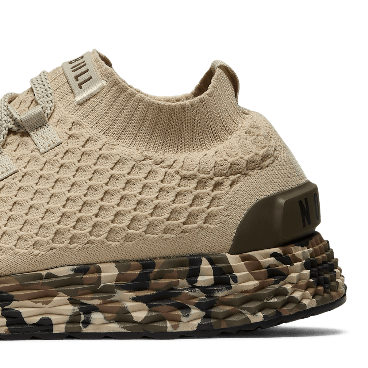 NOBULL Men's Beige Camo Allday Knit Shoes