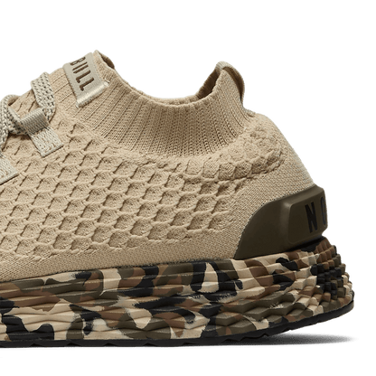 NOBULL Men's Beige Camo Allday Knit Shoes