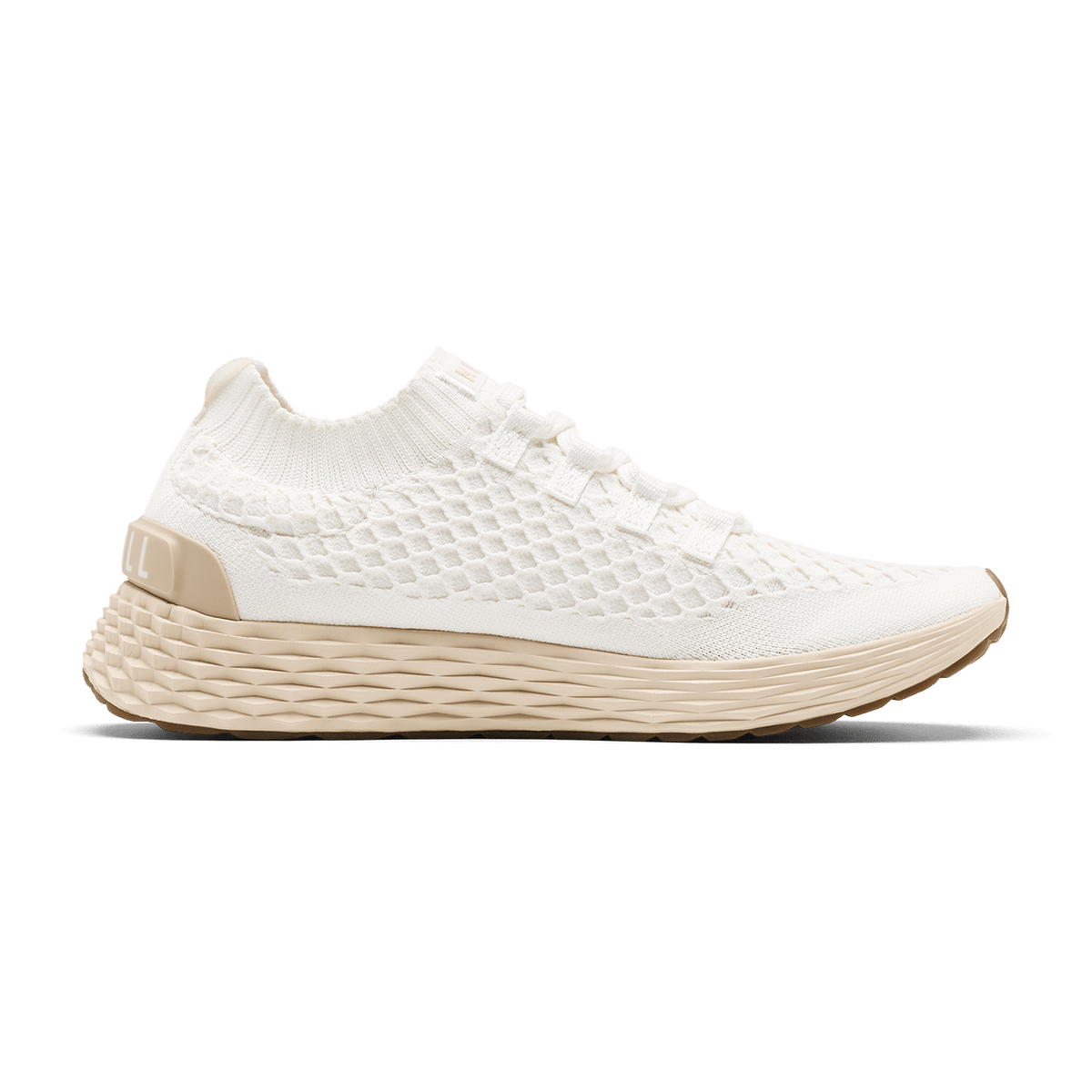 NOBULL Men's Classic White Lunar Allday Knit Shoes