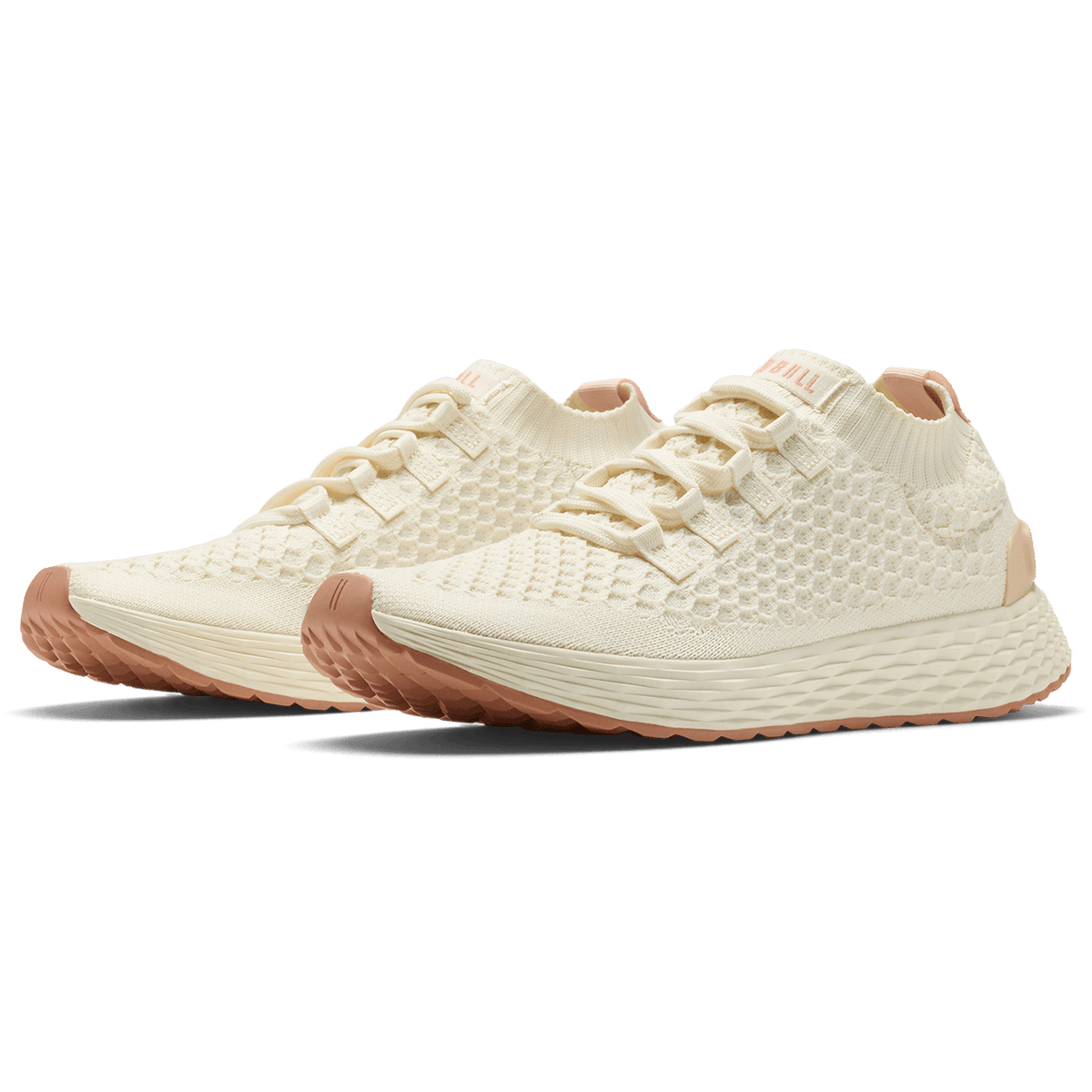 NOBULL Men's Mineral White Clay Allday Knit Shoes