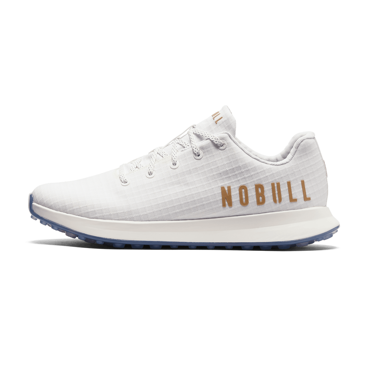NOBULL Men's Stadium White Ripstop Golf Shoes