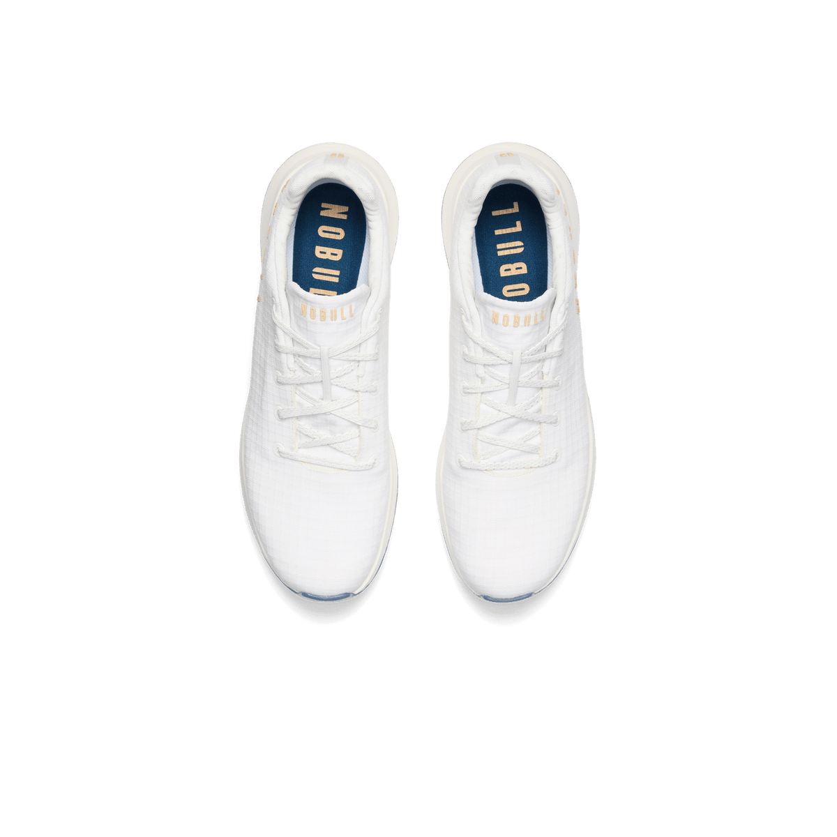 NOBULL Men's Stadium White Ripstop Golf Shoes