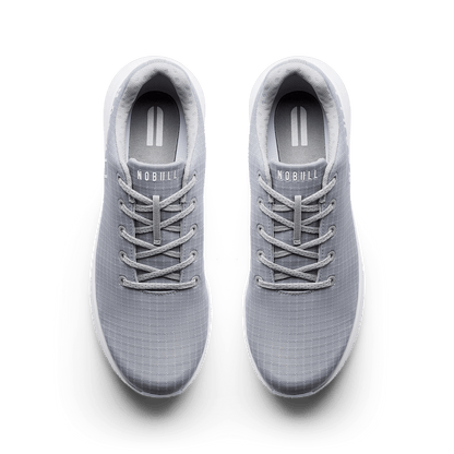 NOBULL Men's Grey Illusions Ripstop Golf Shoes