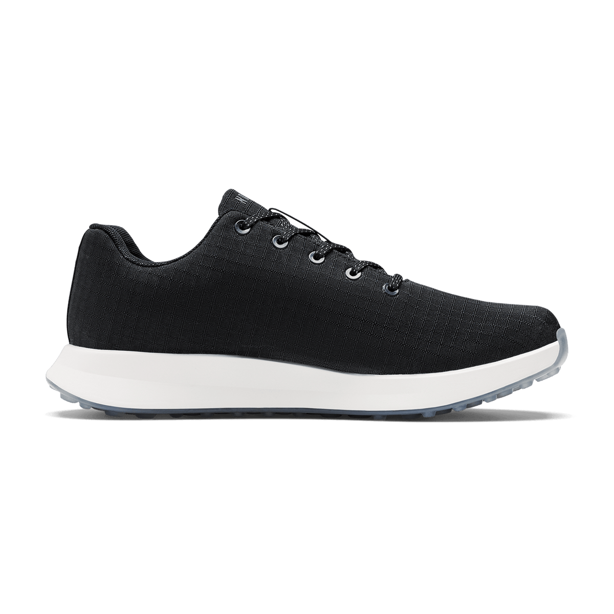 NOBULL Men's Jet Black Ripstop Golf Shoes