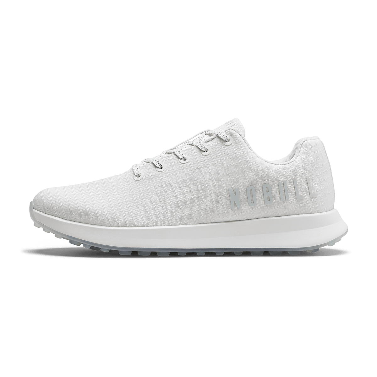 NOBULL Men's White Ripstop Golf Shoes