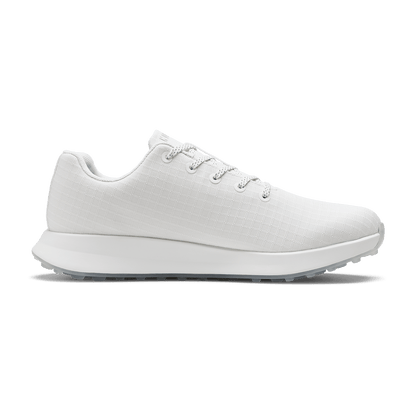NOBULL Men's White Ripstop Golf Shoes