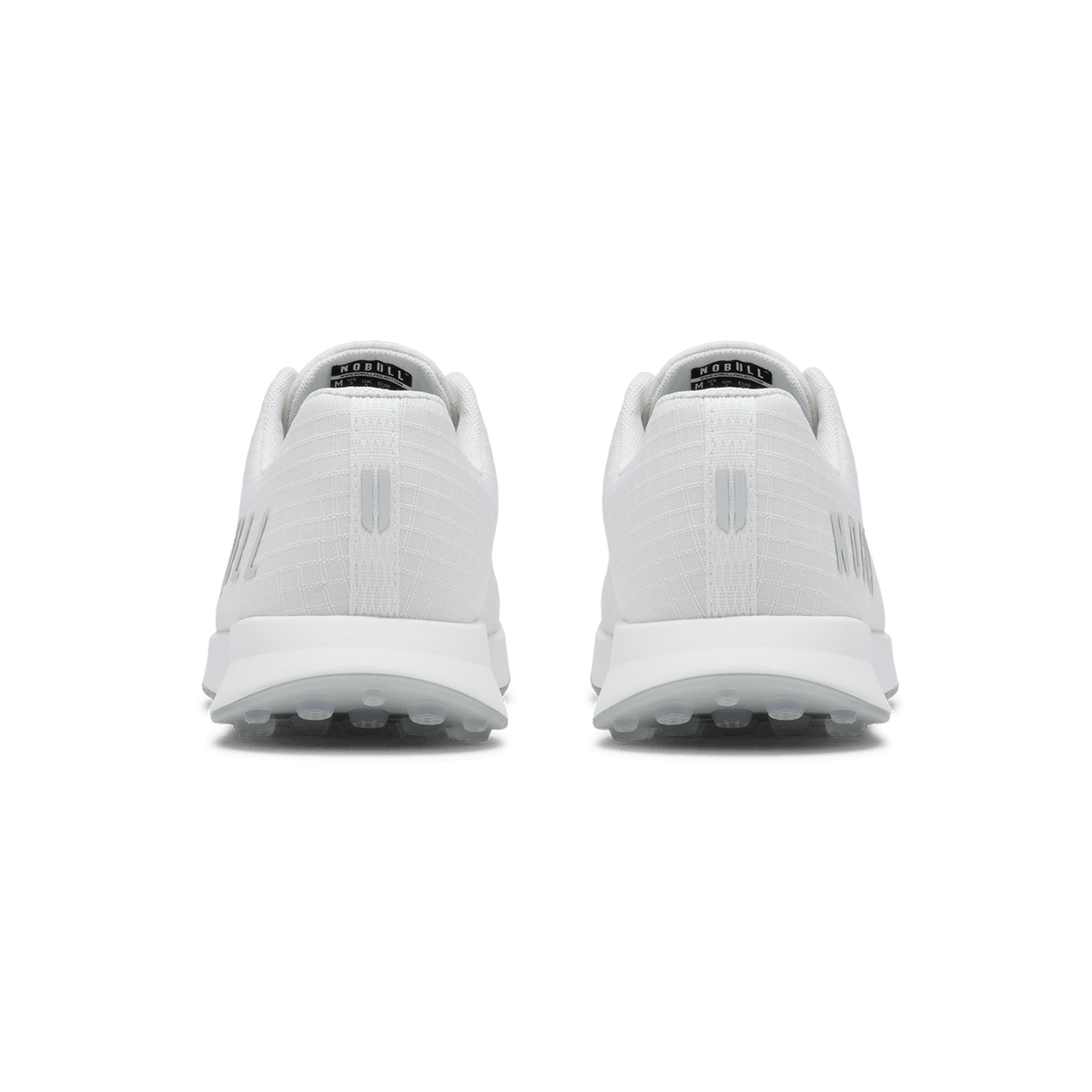 NOBULL Men's White Ripstop Golf Shoes