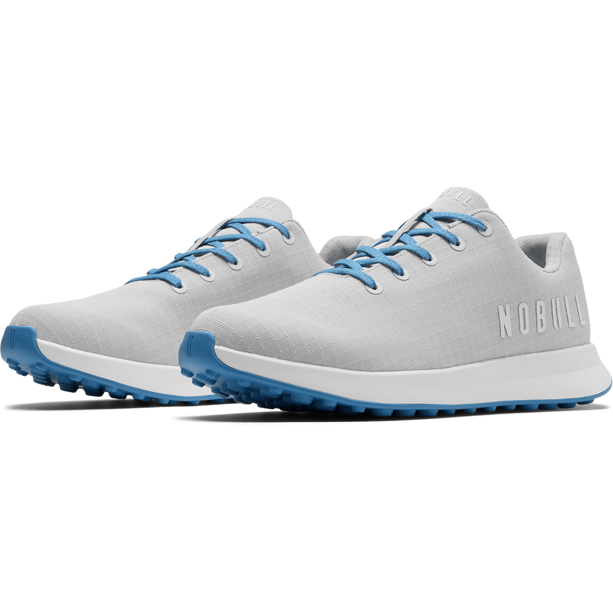 NOBULL Men's Light Gray Pacific Coast Ripstop Golf Shoes