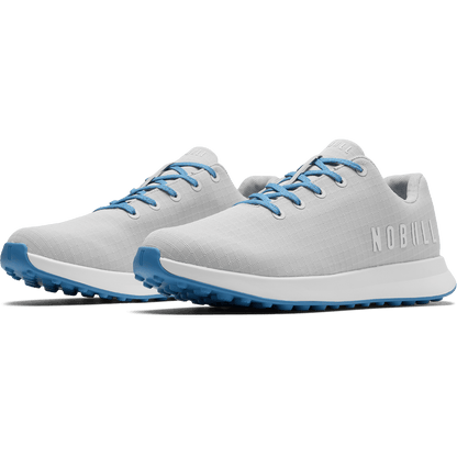NOBULL Men's Light Gray Pacific Coast Ripstop Golf Shoes