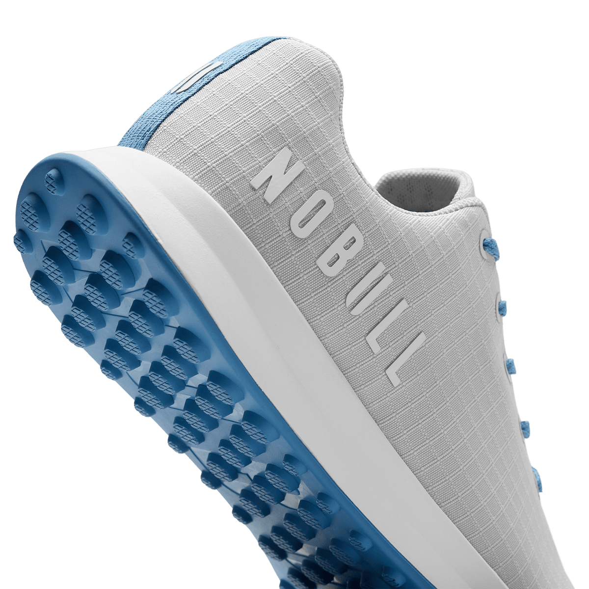NOBULL Men's Light Gray Pacific Coast Ripstop Golf Shoes