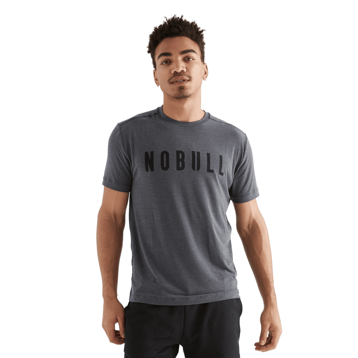 NOBULL Men's Charcoal NOBULL Tee