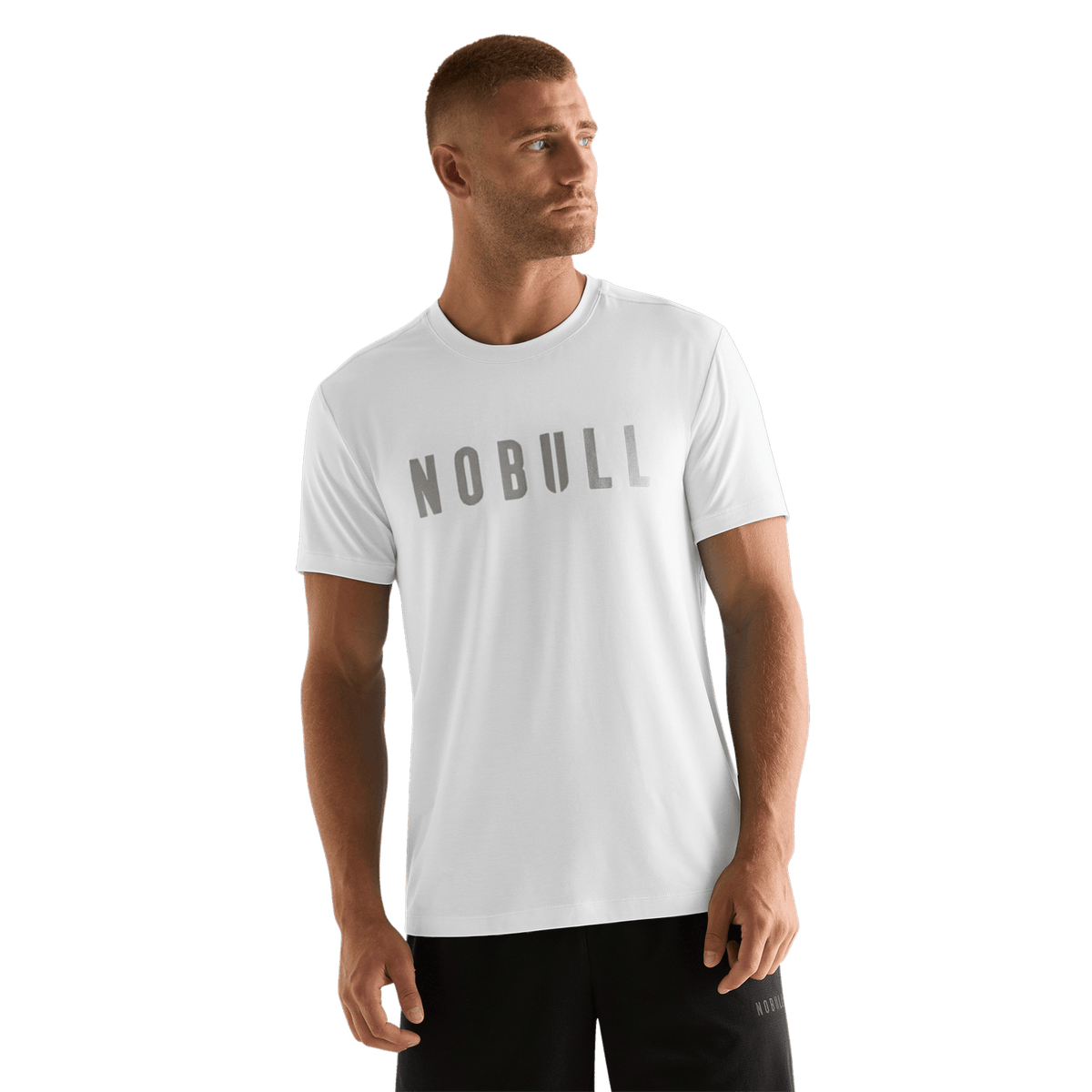 NOBULL Men's White NOBULL Tee