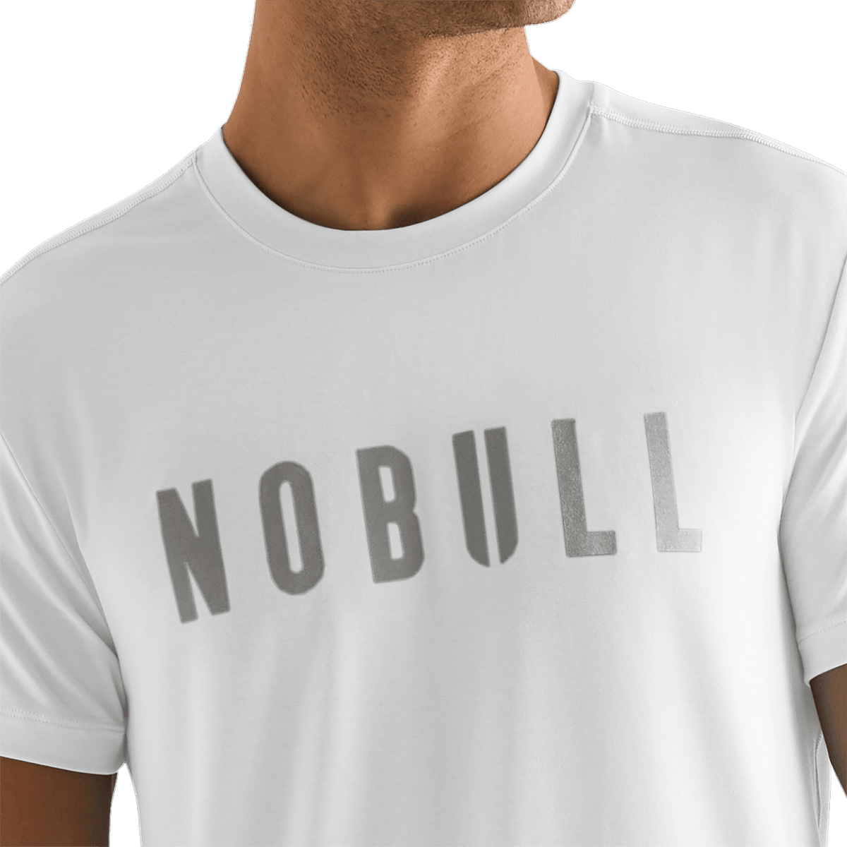 NOBULL Men's White NOBULL Tee
