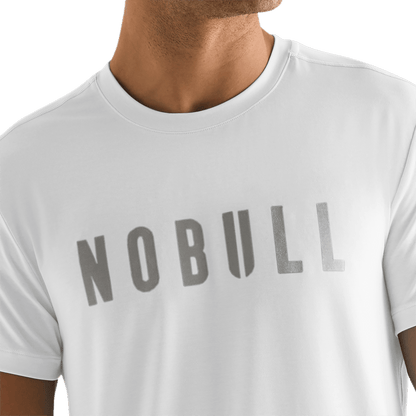 NOBULL Men's White NOBULL Tee