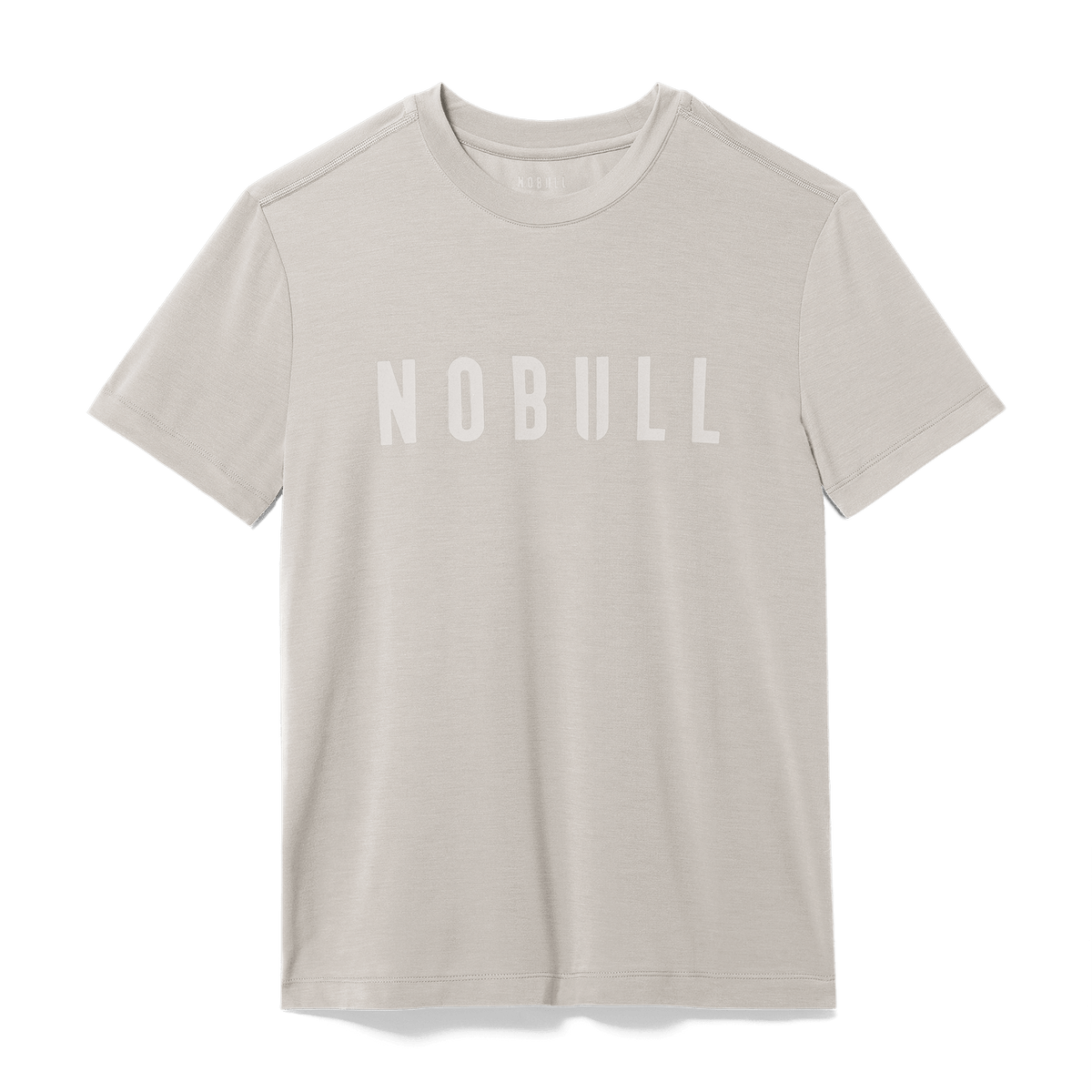 NOBULL Men's Oatmeal NOBULL Tee