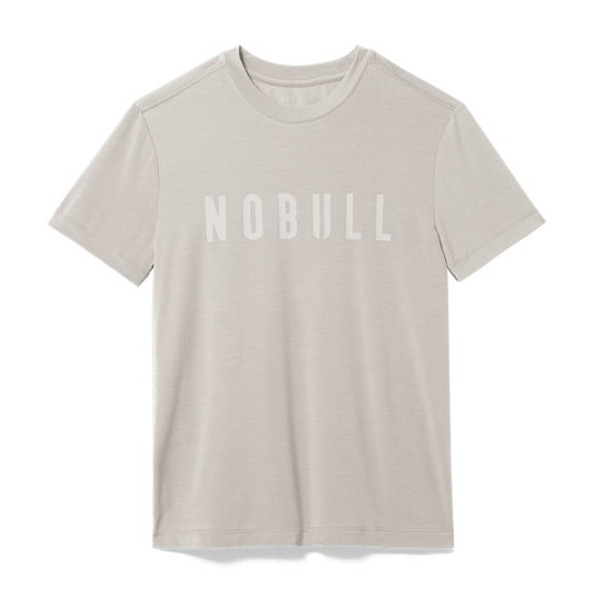 NOBULL Men's Oatmeal NOBULL Tee