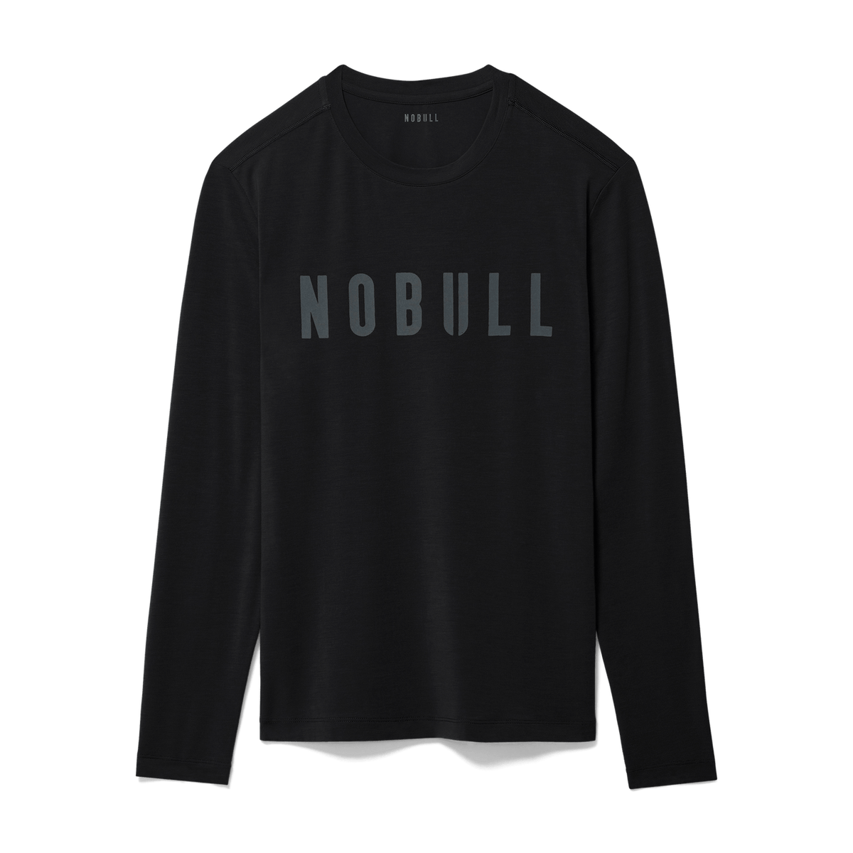 NOBULL Men's Black NOBULL Long Sleeve Tee