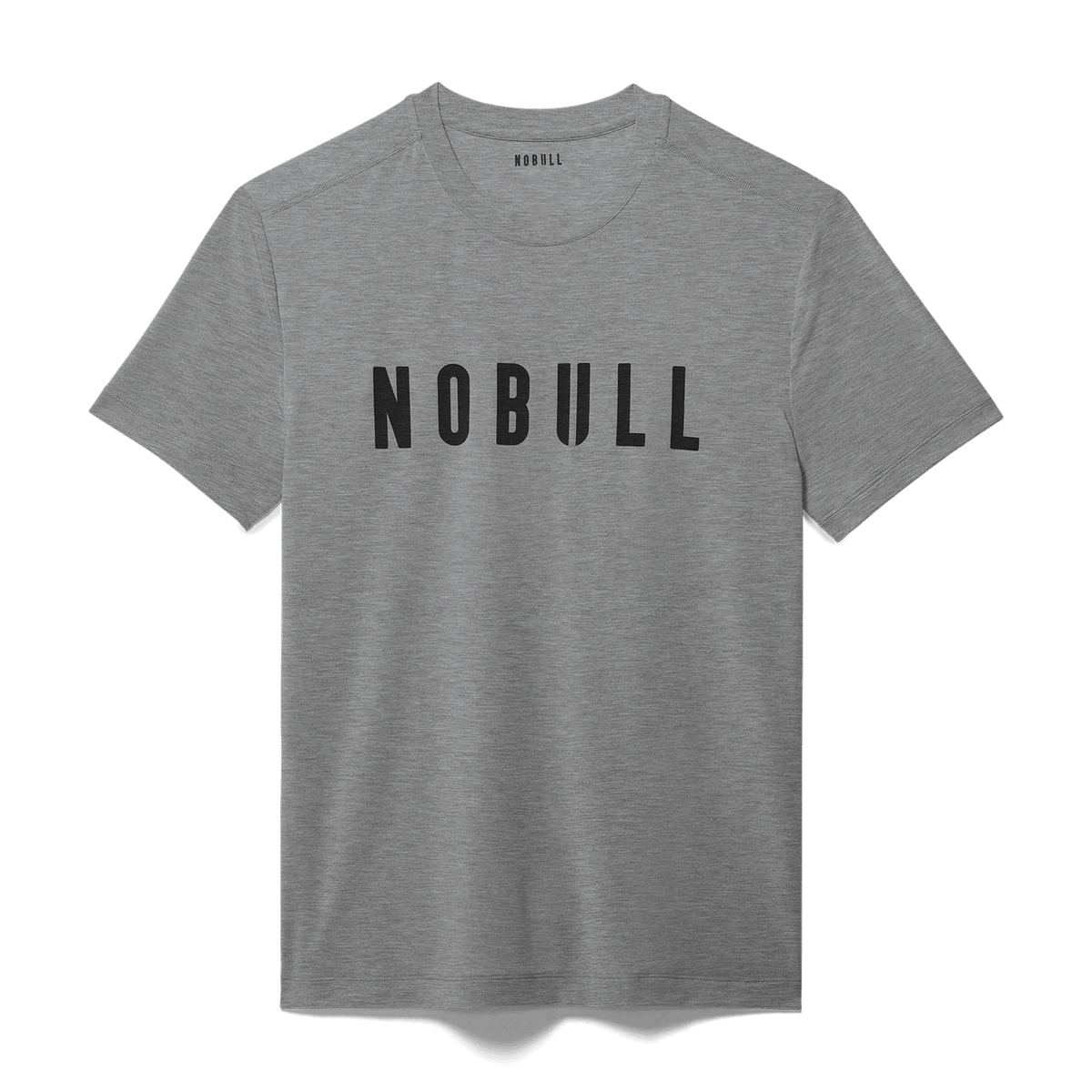 NOBULL Men's Heather Gray NOBULL Tee