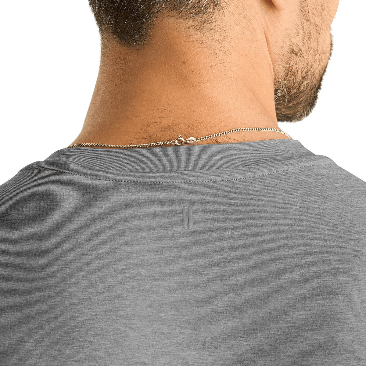 NOBULL Men's Heather Gray NOBULL Tee