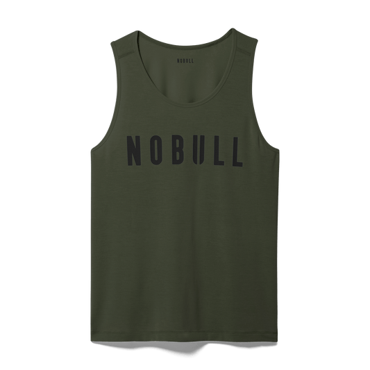 NOBULL Men's Dark Army NOBULL Tank Top
